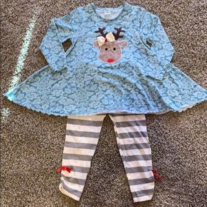 Peaches and cream Christmas set